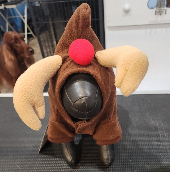 Santa's Reindeer Dog Costume Sweater - Picture 2 of 2